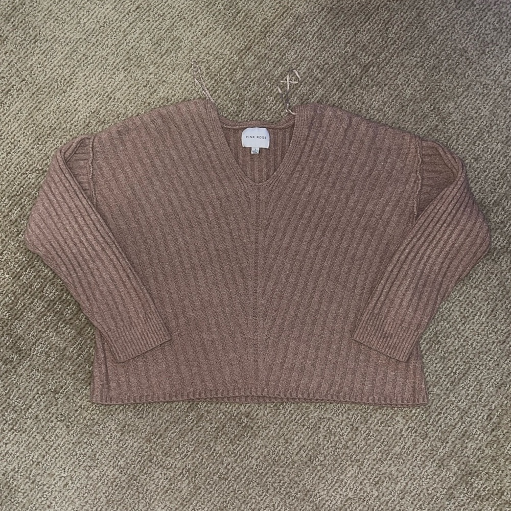 Brown sweater